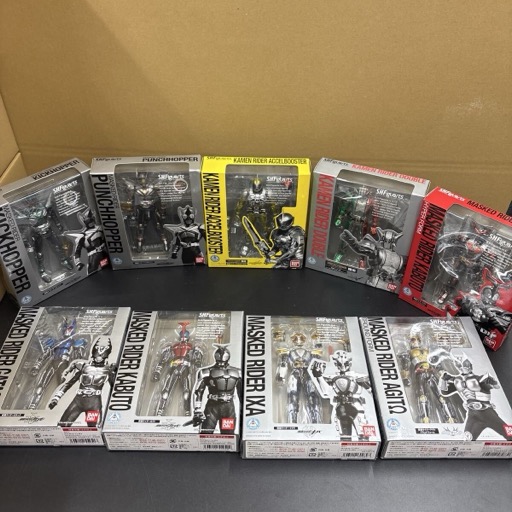 BANDAI バンダイ Figuarts 仮面ライダー キバ カブト アギト ダブル アクセル フィギュア まとめて